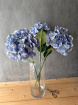 Silk Flower Stems | Upsell gifts | Hydrangea Ocean Blue French Style 54cm
