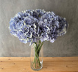 Silk Flower Stems | Upsell gifts | Hydrangea Ocean Blue French Style 54cm