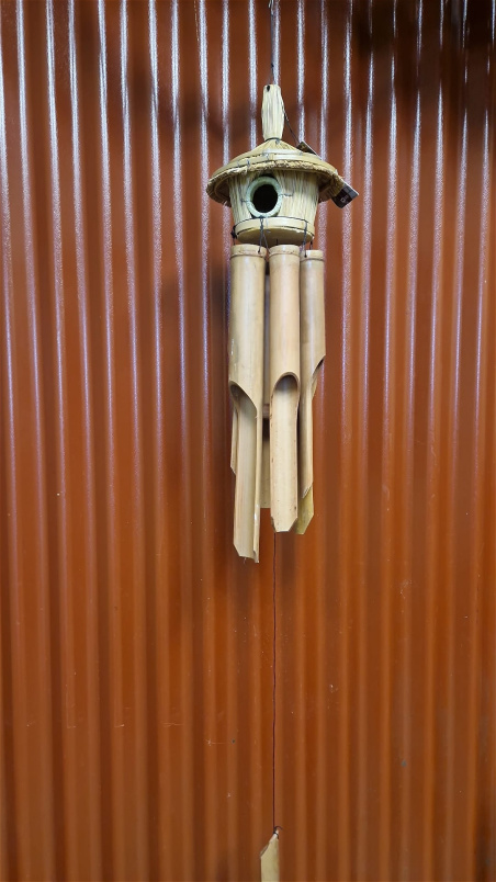 Gifts & Accessories | Rustic Birdhouse Wind Chime