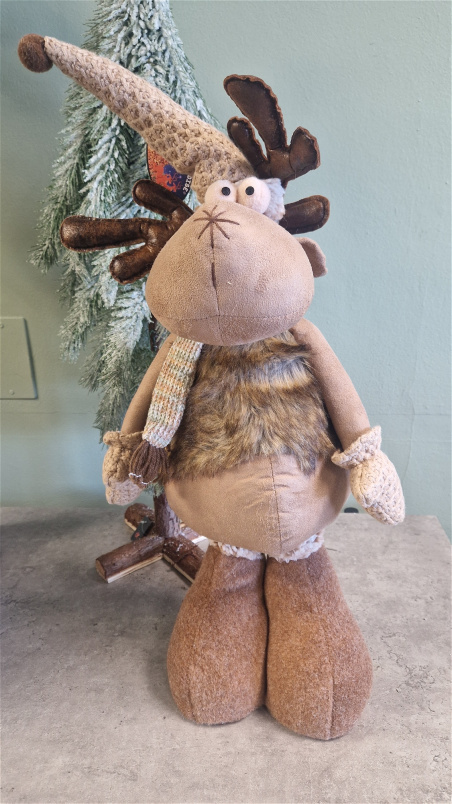Christmas Decorations & Gifts | Furry Reindeer Rudey
