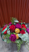 Flowers for Christmas Wexford | Crimson & Citrus Evergreen Centrepiece