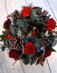 Flowers for Christmas Wexford | Christmas Grave Fresh flower Wreath
