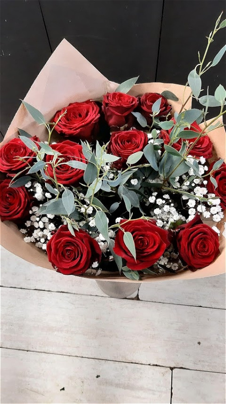 Valentines Flowers | Valentines Day / 12 Red Roses