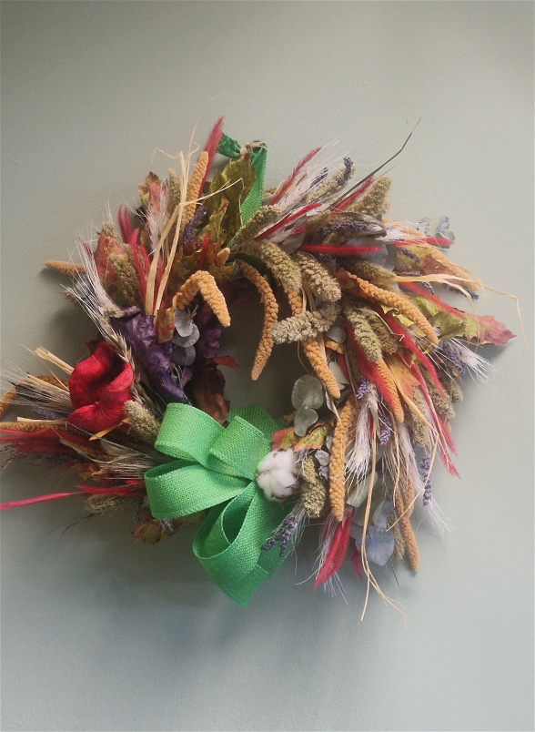 This weeks Glam of Flowers and Autumn Wreaths | Wreath Emerald of Autumn