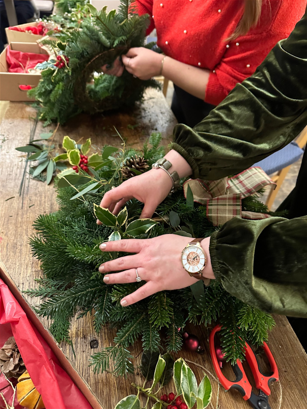 Workshops & Events | Byres Farm Wreath making