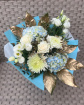 Bouquets | Baby Blue & Gold Florist Choice