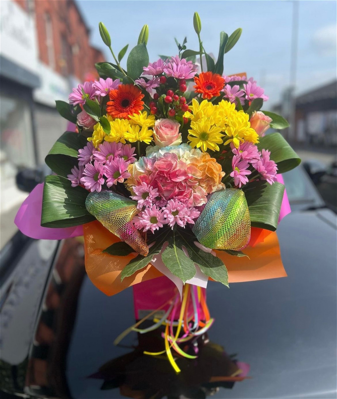 Bespoke Bouquets | Front Facing Colourful Bouquet