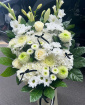 Bespoke Bouquets  | Classic Whites Front Facing Bouquet