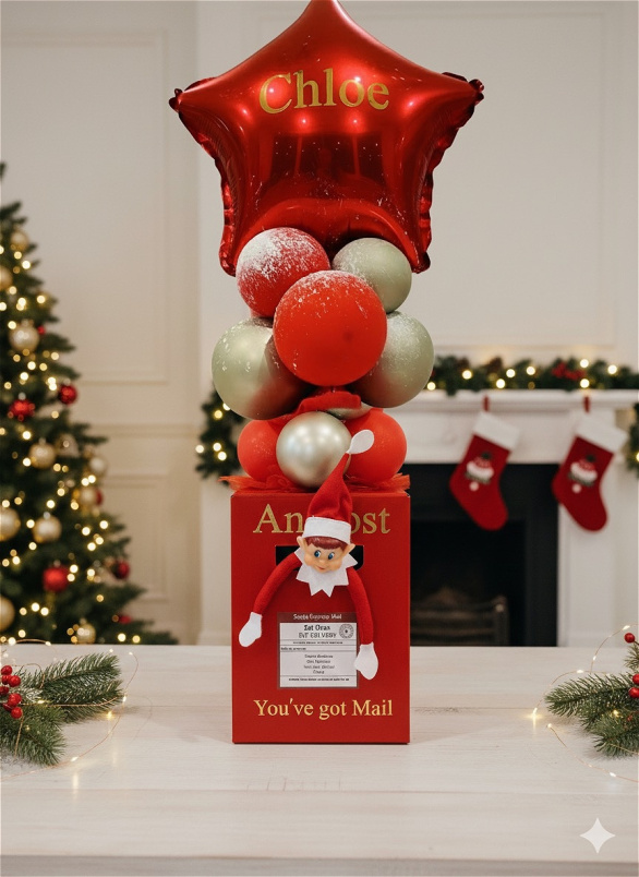 Balloons | Christmas | Elf Post Box