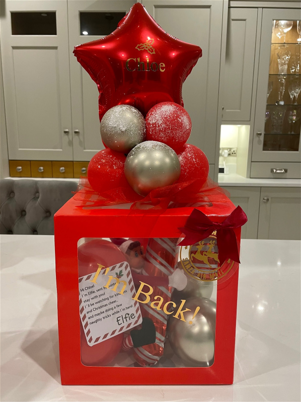 Balloons | Christmas | Elf Arrival Gift Box