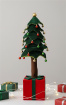 Christmas | Luxury Velvet Pop Up Christmas Tree with Fairy Lights