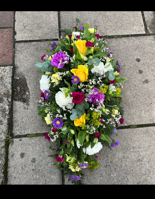 Funeral and Sympathy - 3 days notice required | Double ended Spray tribute