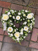 Funeral and Sympathy - 3 days notice required | Open heart - mixed white
