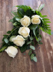 Bouquets | Funeral and Sympathy - 3 days notice required | White Rose sheaf