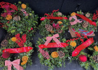 Christmas | Fresh Holly Grave Wreath