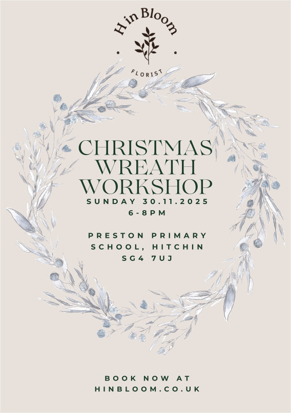 Christmas - Wreath Workshops | Preston, Hitchin - 30/11 @6PM