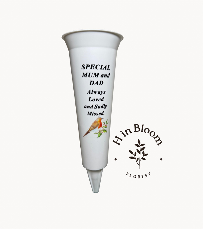 Christmas | Special Mum & Dad Graveside Flower Vase Spike