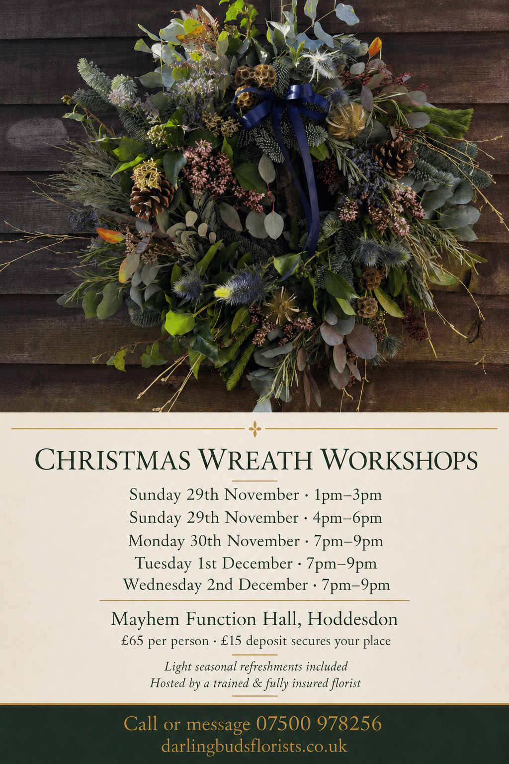 Darling Buds | Hoddesdon | Workshops