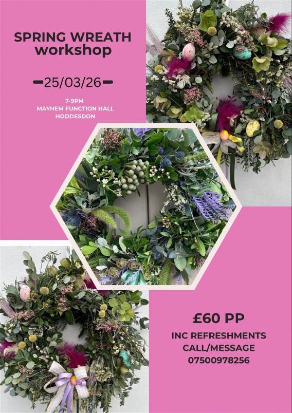 workshops | Spring wreath workshop