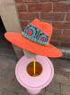 Headwear | Boho Fedora - Orange