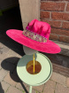 Headwear | Boho Fedora - Hot Pink
