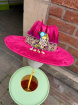 Headwear | Boho Fedora - Hot Pink