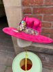 Headwear | Boho Fedora - Hot Pink