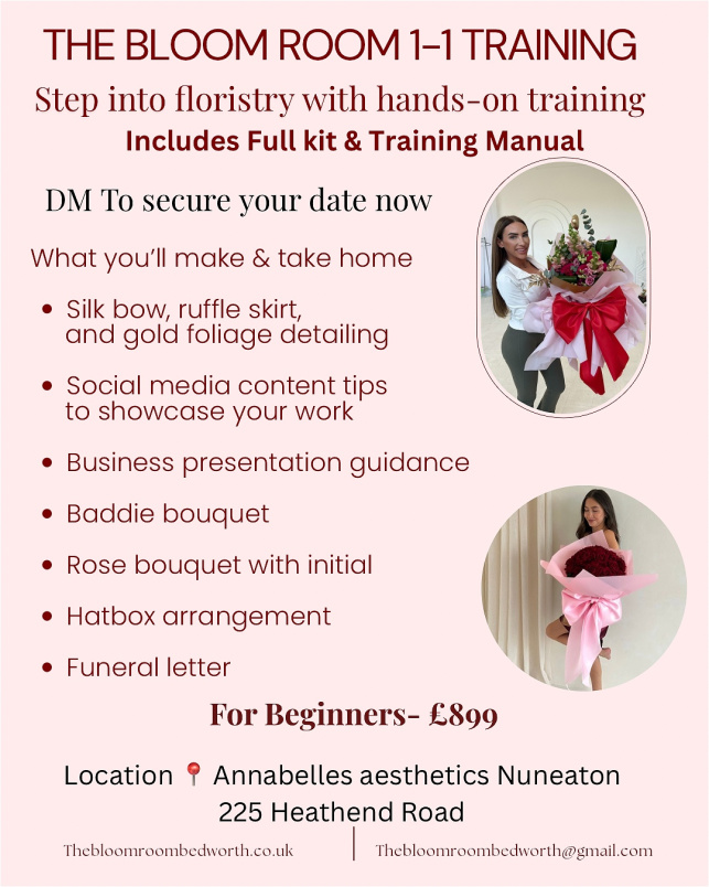 Celebrities Choice | 1-1 Luxury Florist Training