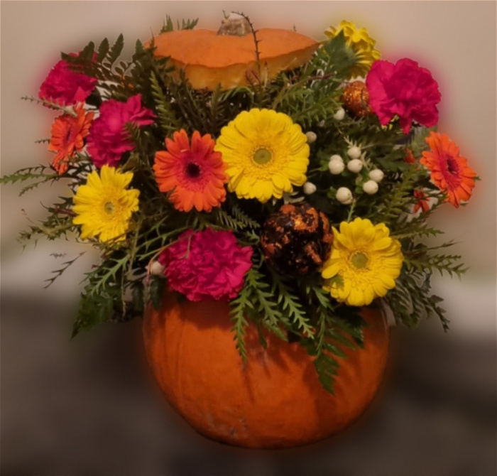 Unique Seasonal Arrangements  | Pumpkins