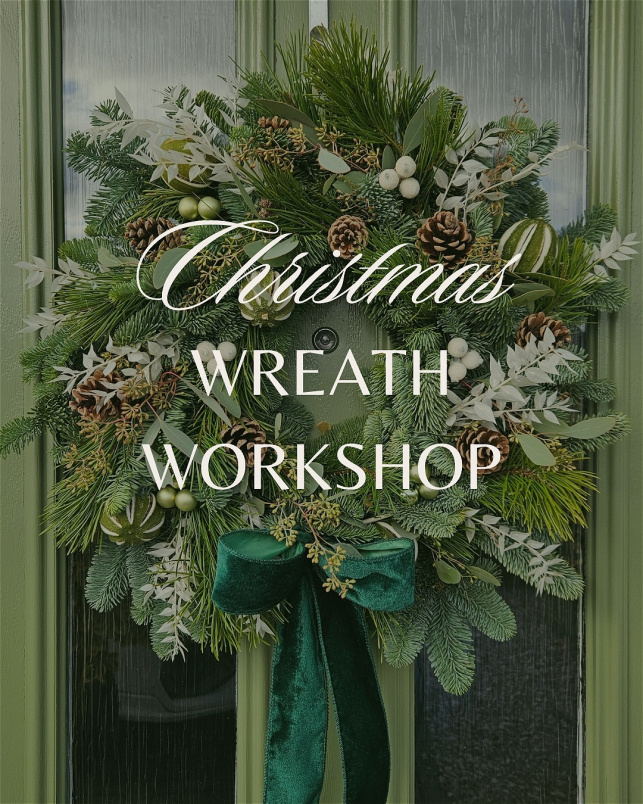 Workshops | Christmas Wreath Workshop at Genevieve’s Café - 3rd December