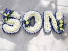 Sympathy Flowers | Funeral Letters - White Base