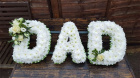 Sympathy Flowers | Funeral Letters - White Base