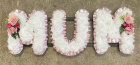 Sympathy Flowers | Funeral Letters - White Base
