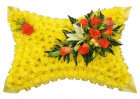 Sympathy Flowers | Floral Pillow Tribute