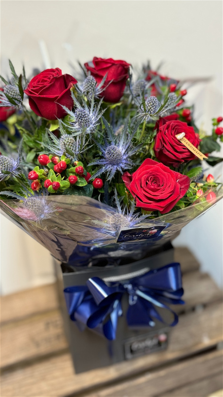 All Occasions | Flowers in a Box | Valentine Flowers | Scarlet Twilight