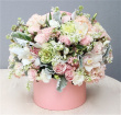 All Occasions | Flowers in Hatbox | Blooming Elegance