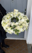 Sympathy Flowers | Ivory Embrace Wreath