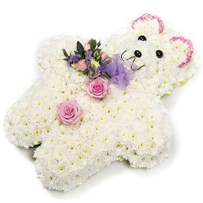 Funeral Flowers | Teddy's Embrace