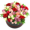 All Occasions | Flowers in Hatbox | Colour Me Happy