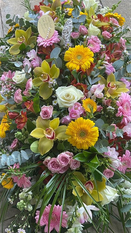 Heartfelt Coffin Spray