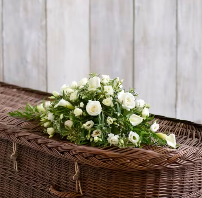 Funeral Flowers | Petite Casket Spray