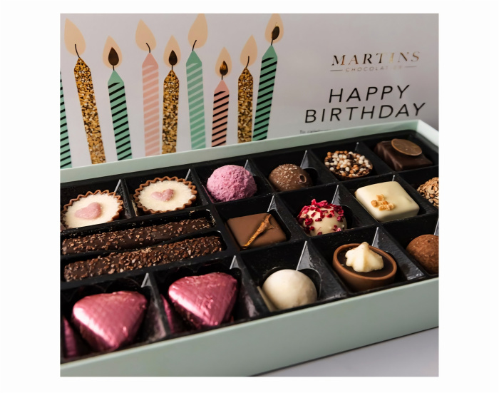 Gifts | Upsell gifts | Martin's Chocolatier Happy Birthday Chocolate Gift Box
