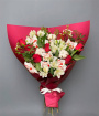 Bouquets | Valentine's Flowers | Red Rose & Rafaello Sweet Bouquet