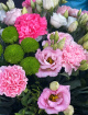 Bouquets | Valentine's Flowers | Vibrant Pink & Green Mixed Meadow Bouquet