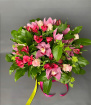 Bouquets | Valentine's Flowers | Orchid & Alstroemeria Hand-Tied Bouquet