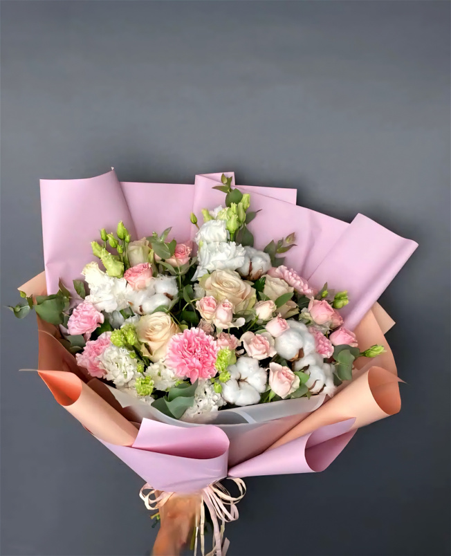 Bouquets | Valentine's Flowers | Blush Romance Hand-Tied