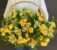 Arrangements | Bouquets | Business/Corporate | Exclusive Design Bouquet | Funeral Flowers | Mother's Day Flowers | Sympathy | Luxury Rose and Cymbidium Basket