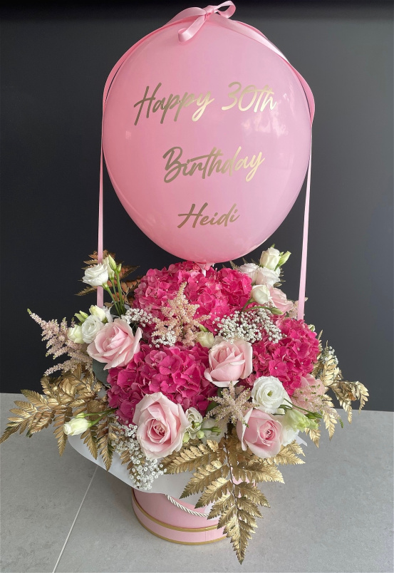 Lavish Hatboxes | Premium Bouquets | Premium Extra Large Balloon Hatbox