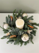 Christmas | Christmas Pillar Candle Table Centrepiece