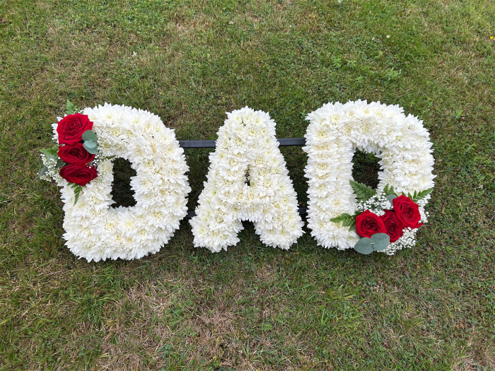 Funeral Tributes | Dad Lettering